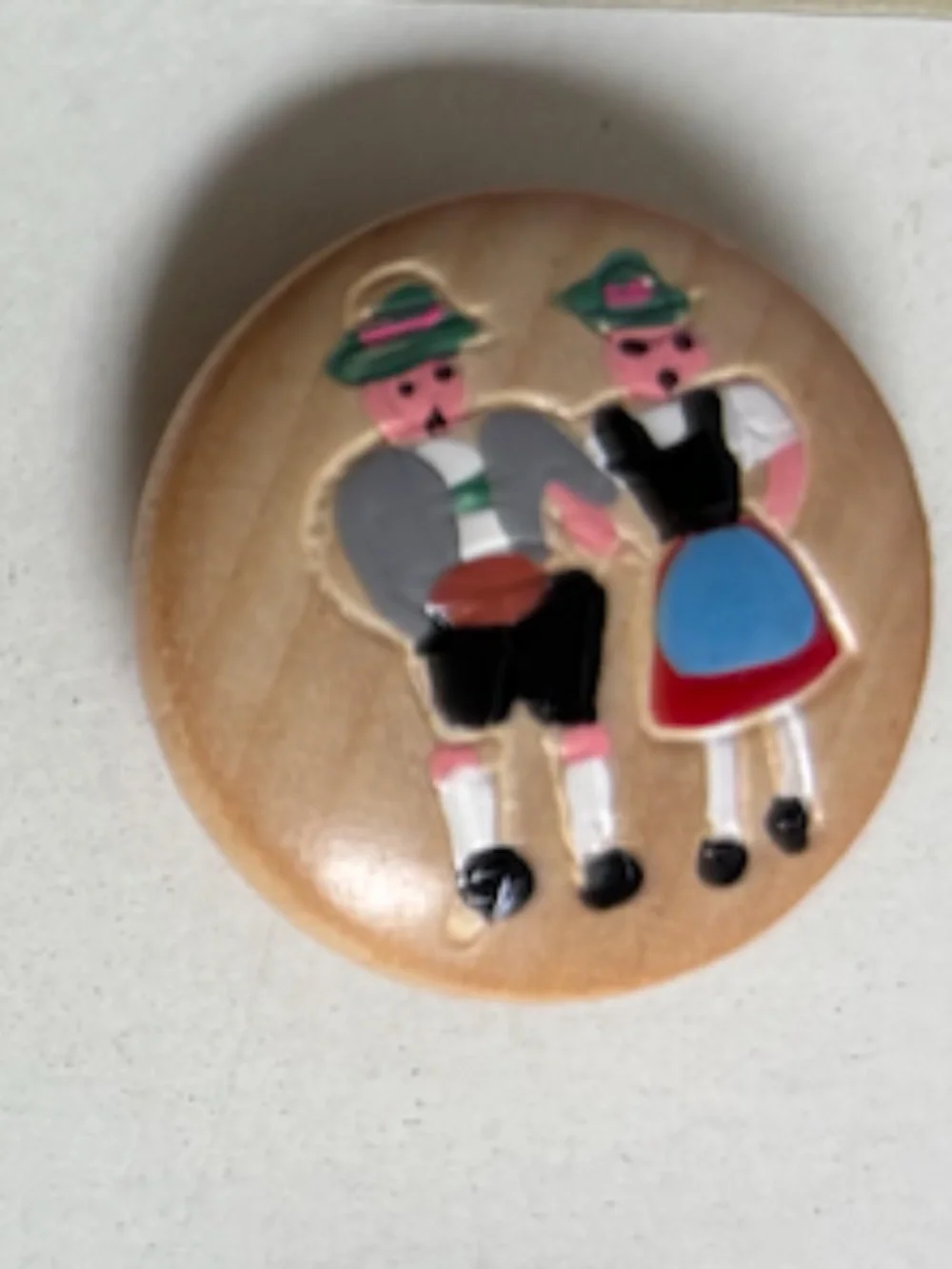 Vintage LaMode Alpine folk art 